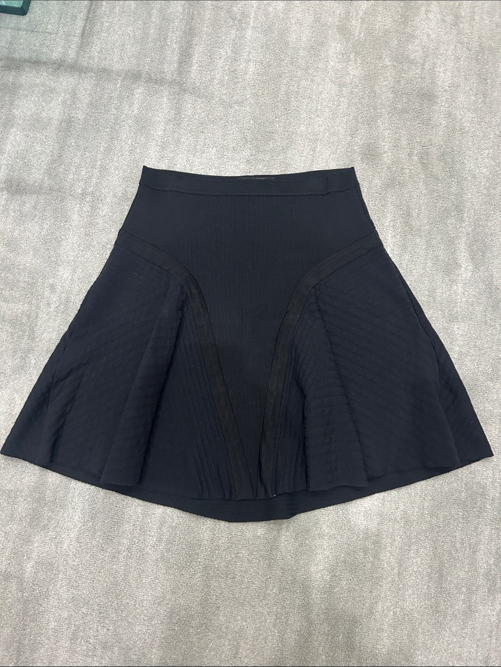 Ohne Titel Black Flared Skater Skirt